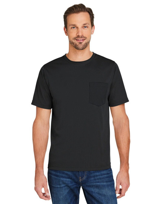 Harriton M118 - Charge Snag And Soil Protect T-Shirt unisexe
