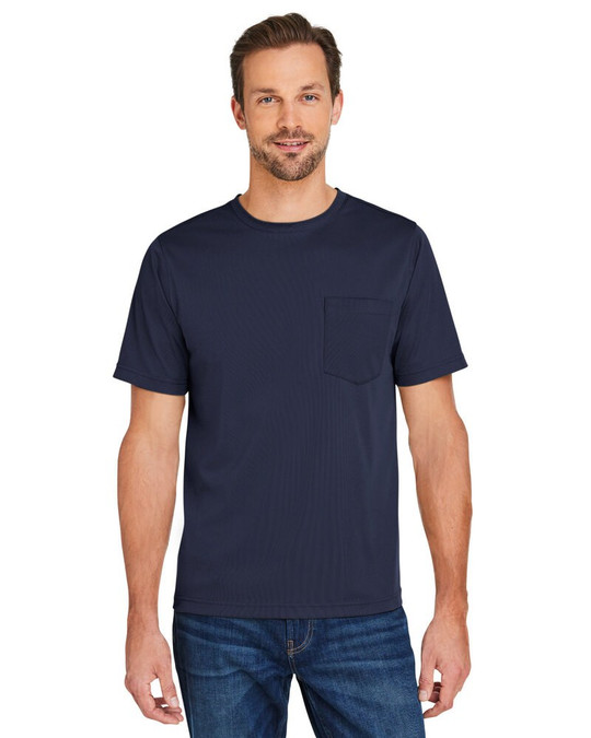 Harriton M118 - Charge Snag And Soil Protect T-Shirt unisexe