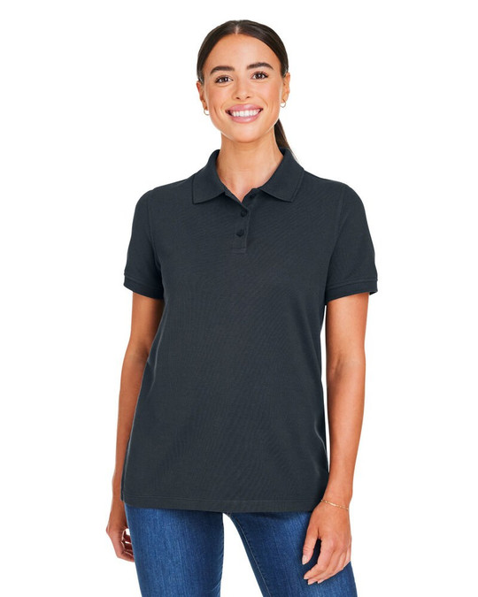 Harriton M205W - Polo en coton Valiant Snag Protect pour dames