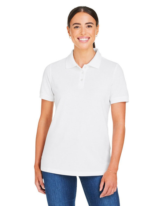 Harriton M205W - Polo en coton Valiant Snag Protect pour dames