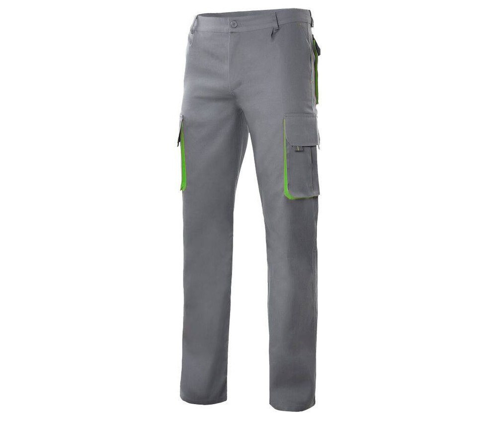 VELILLA V3004 - PANTALON MULTIPOCHES BICOLORE
