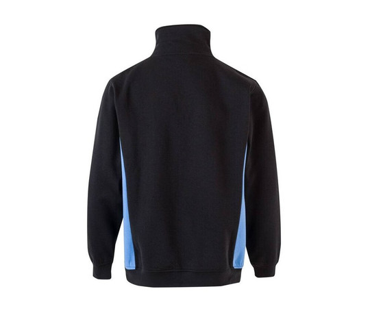 VELILLA V5704 - Two-tone zipped collar sweatshirt
