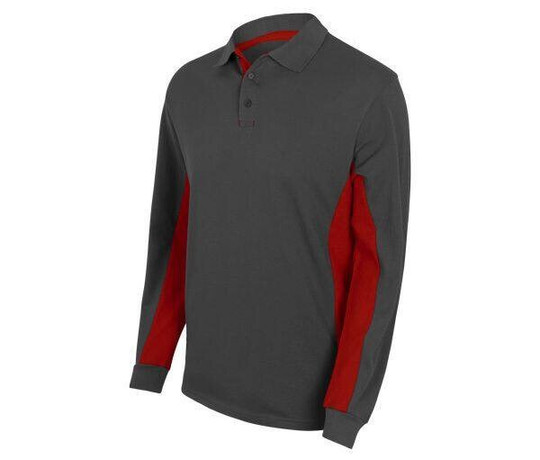 VELILLA V5514 - ZWEIFARBIGES POLO-SHIRT MIT LANGEM ÄRMELN