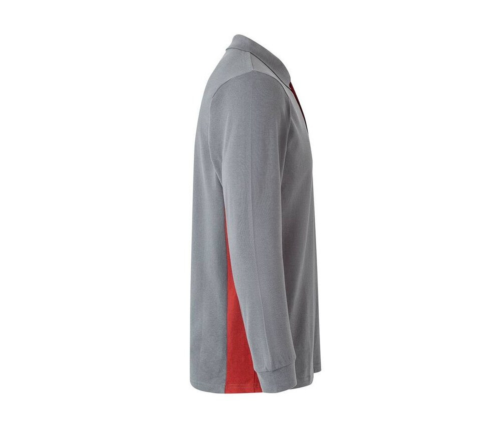 VELILLA V5514 - ZWEIFARBIGES POLO-SHIRT MIT LANGEM ÄRMELN