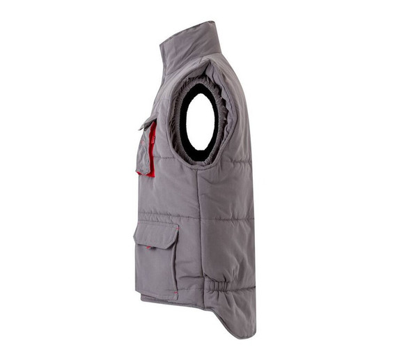 VELILLA V5902 - zweifarbige wattierte Weste mit mehreren Taschen