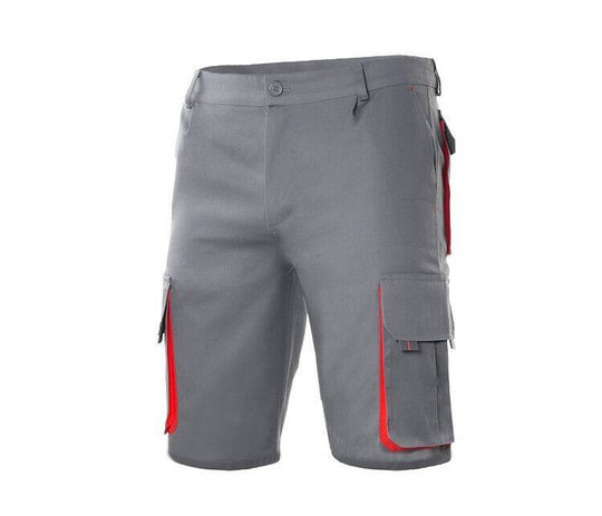VELILLA V3007 - zweifarbige Bermuda-Shorts mit mehreren Taschen