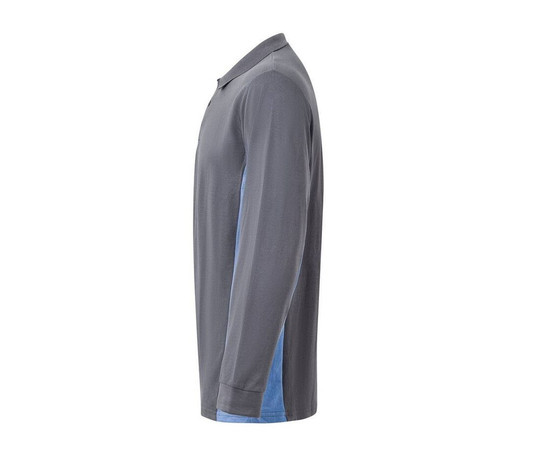 VELILLA V5514 - POLO BICOLORE MANCHES LONGUES