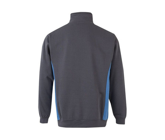 VELILLA V5704 - Two-tone zipped collar sweatshirt
