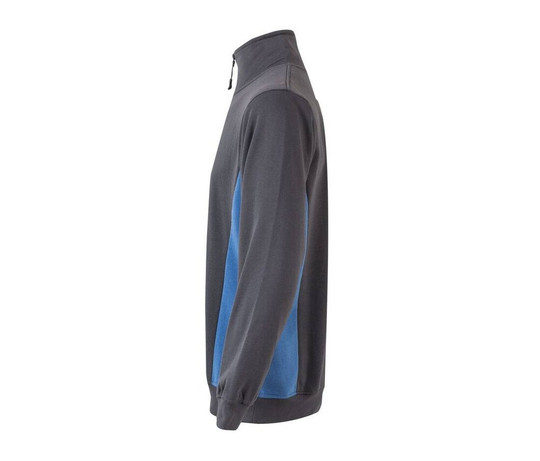 VELILLA V5704 - Two-tone zipped collar sweatshirt