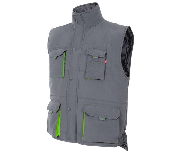 VELILLA V5902 - GILET MATELASSÉ BICOLORE MULTI-POCHES