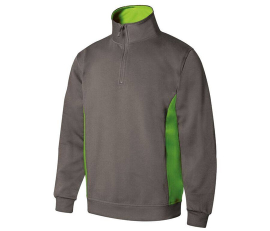 VELILLA V5704 - TWO-TONE HALF-ZIP SWEATSHIRT