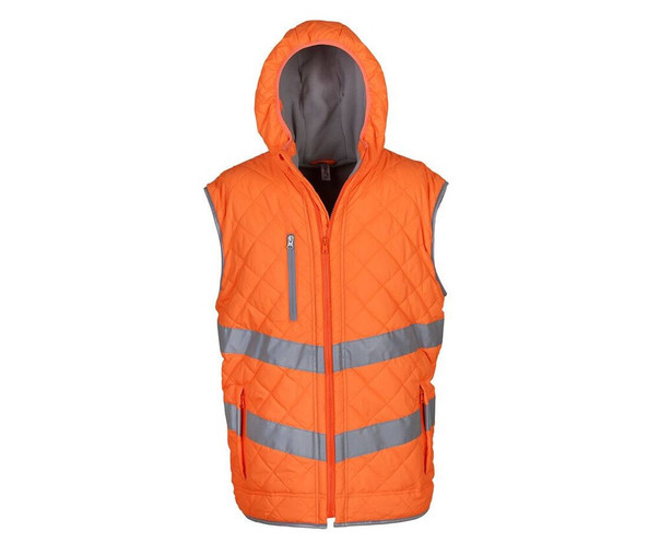 Yoko YK007 - Hi vis long sleeve waistcoat (HVJ200)