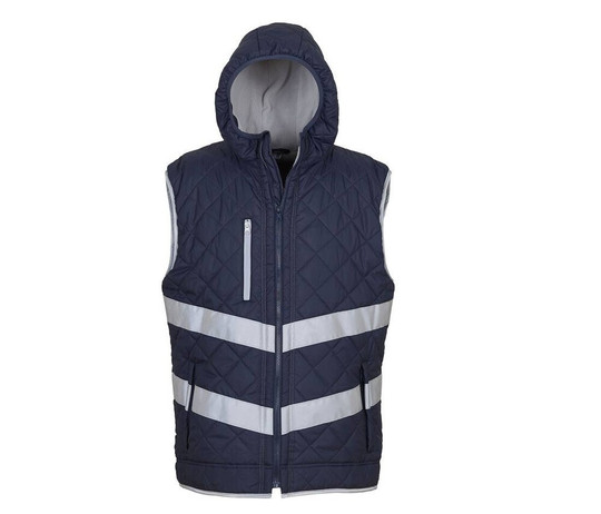 YOKO YK007 - High visibility padded bodywarmer