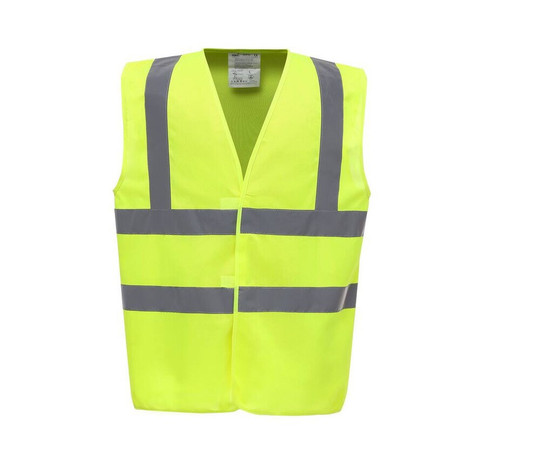 YOKO YK100 - HI-VIS 2-BAND AND BRACES WAISTCOAT