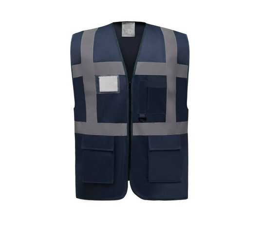 YOKO YK801 - MULTI-FUNCTIONAL EXECUTIVE HI-VIS WAISTCOAT