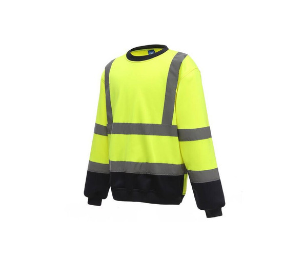 Yoko YK510 - Sweatshirt med rund hals i høj synlighed