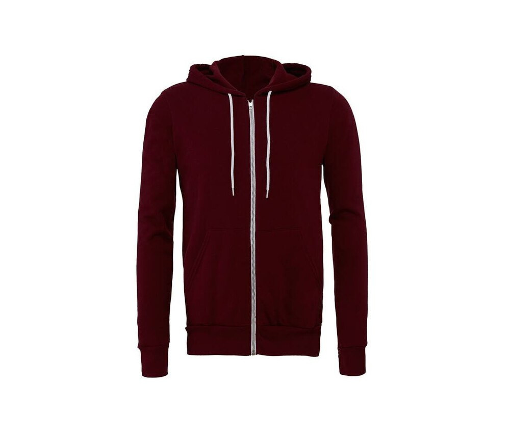 Bella+Canvas BE3739 - Unisex zip hættetrøje
