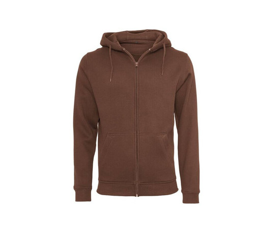BUILD YOUR BRAND BY012 - Heavy hooded zip sweatshirt
