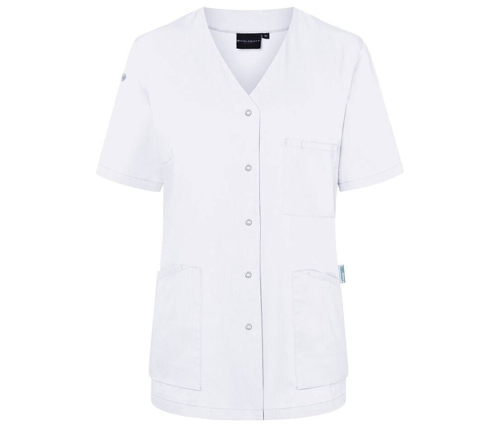 Karlowsky KYKS63 - Tunica da donna sostenibile con maniche corte e scollo a V