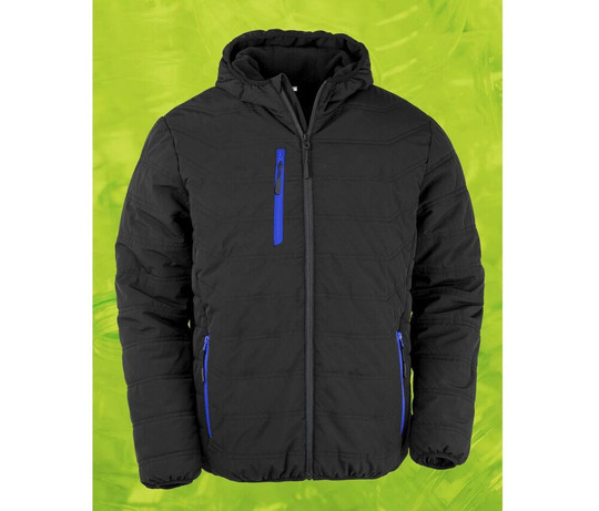 Result RS240X - MUSTA COMPASS PADDED TALVITAKKI