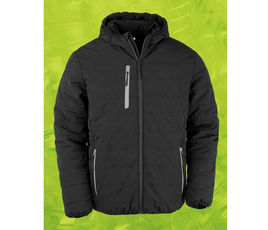 Result RS240X - SVART COMPASS POLSTRET VINTERJAKKE