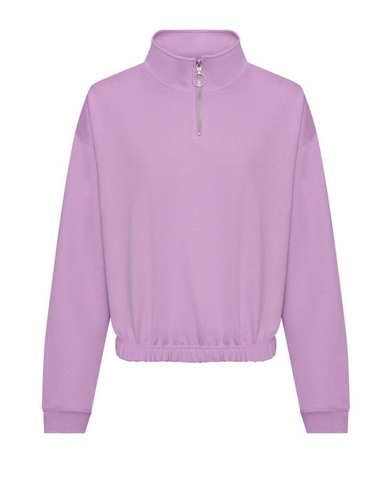 AWDIS JH037 - FELPA DA DONNA CON 1/4 DI ZIP