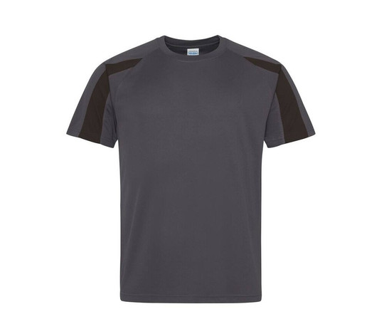 JUST COOL JC003 - Sport-T-Shirt mit Farbkontrasten