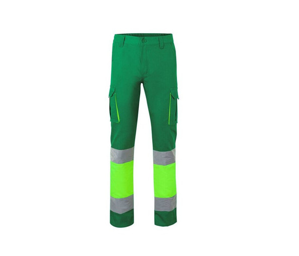 VELILLA V3030 - HIGH-VISIBILITY TWO-TONE MULTI-POCKET PANTS