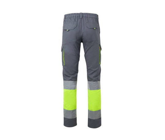 VELILLA V3030 - TWO-TONE HIGH VISIBILITY MULTI-POCKET TROUSERS