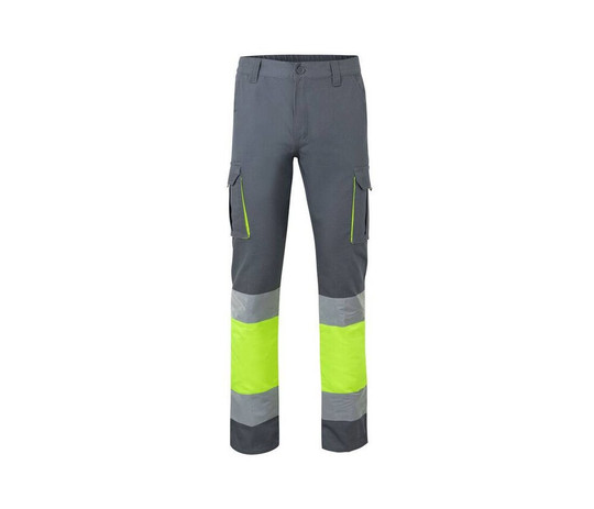 VELILLA V3030 - TWO-TONE HIGH VISIBILITY MULTI-POCKET TROUSERS