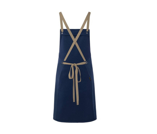 KARLOWSKY KYLS39 - Bib apron with cross straps and pocket