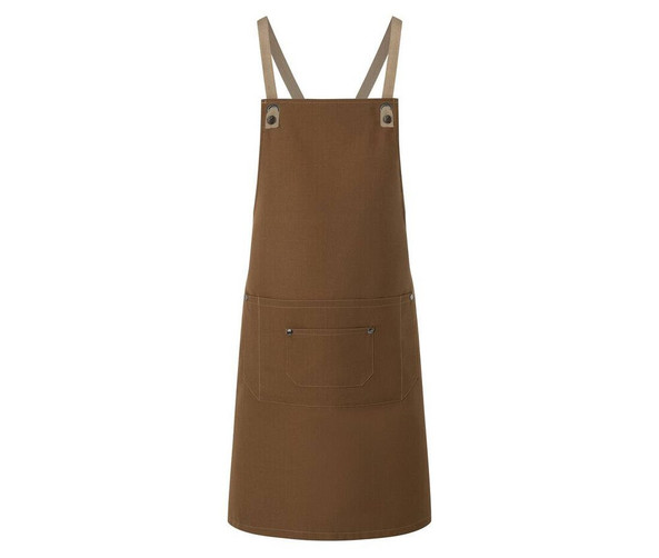 KARLOWSKY KYLS39 - Bib apron with cross straps and pocket