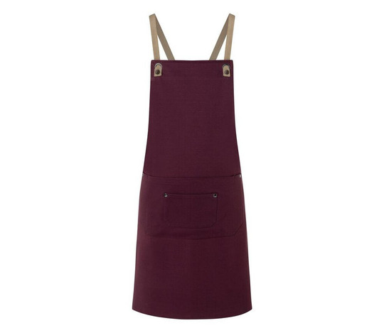 KARLOWSKY KYLS39 - Bib apron with cross straps and pocket