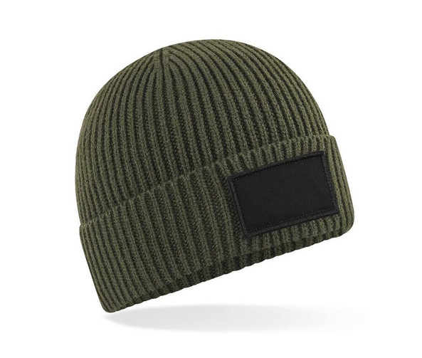 BEECHFIELD BF442R - Beanie with patch for decoration