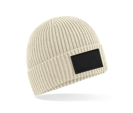 BEECHFIELD BF442R - Beanie mit Aufnäher zur Dekoration