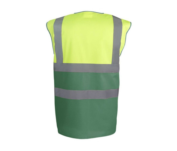 YOKO YK122 - HI-VIS TWO-TONE WAISTCOAT