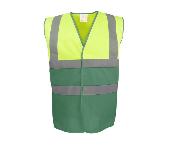 YOKO YK122 - HI-VIS TWO-TONE WAISTCOAT
