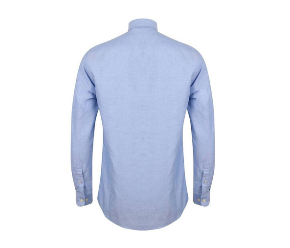 HENBURY HY512R - MEN’S MODERN L/S OXFORD SHIRT – REGULAR FIT
