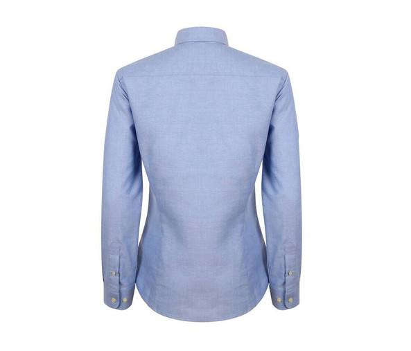 HENBURY HY513R - LADIES’ MODERN L/S OXFORD SHIRT – REGULAR FIT