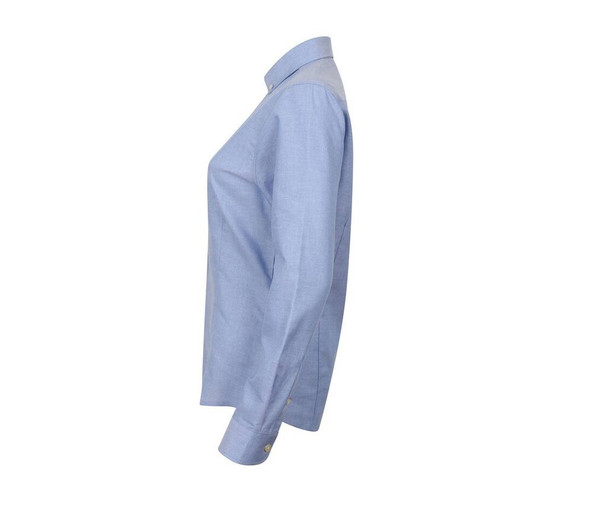 HENBURY HY513R - LADIES’ MODERN L/S OXFORD SHIRT – REGULAR FIT