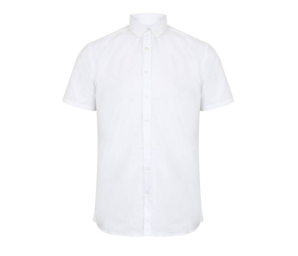 HENBURY HY517R - MEN’S MODERN S/S OXFORD SHIRT – REGULAR FIT