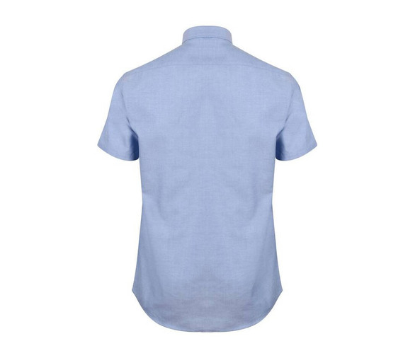HENBURY HY517R - MEN’S MODERN S/S OXFORD SHIRT – REGULAR FIT