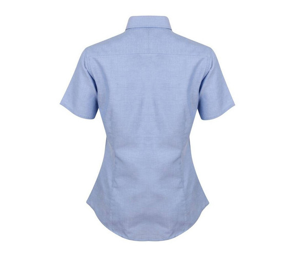 HENBURY HY518R - LADIES’ MODERN S/S OXFORD SHIRT – REGULAR FIT
