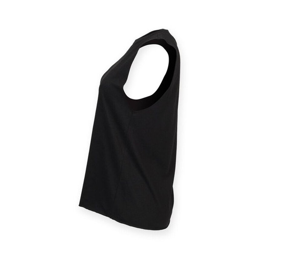 SF Women SK232 - WOMEN’S HIGH NECK SLASH ARMHOLE VEST