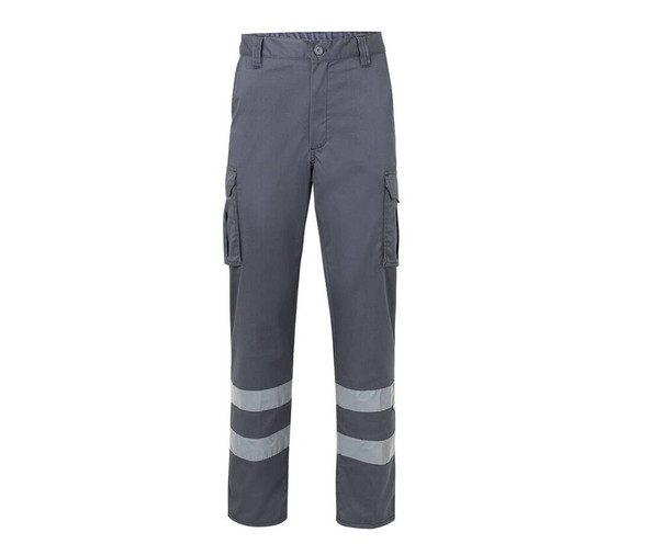 VELILLA V3014S - PANTALON STRETCH MULTIPOCHES À BANDES REFLECHISSANTES