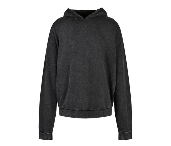 BUILD YOUR BRAND BY191 - ACID WASHED OVERSIZE HOODY