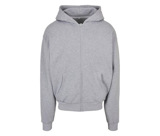 BUILD YOUR BRAND BY192 - Sehr schweres Sweatshirt mit Reißverschluss und Kapuze