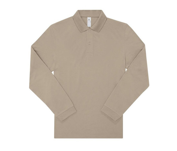 B&C BCU425 - Langermet fin piqué poloshirt