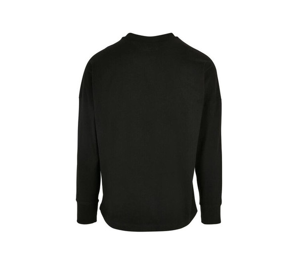BUILD YOUR BRAND BY198 - OVERSIZED CUT ON SLEEVE LONGSLEEVE
