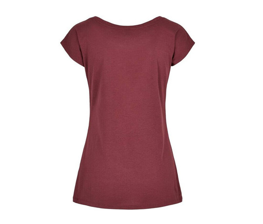 BUILD YOUR BRAND BYB013 - LADIES WIDE NECK TEE